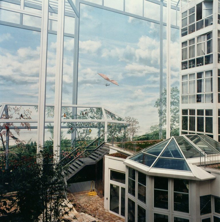 Brandwandgestaltung - Wandmalerei Berlin